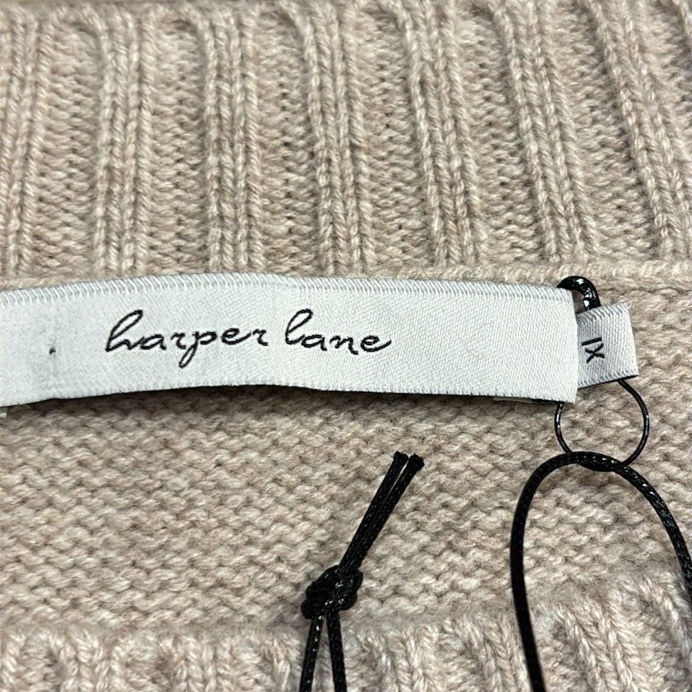 **NWT** Harper Lane Merino Wool Blend Sweater - Picture 6 of 6
